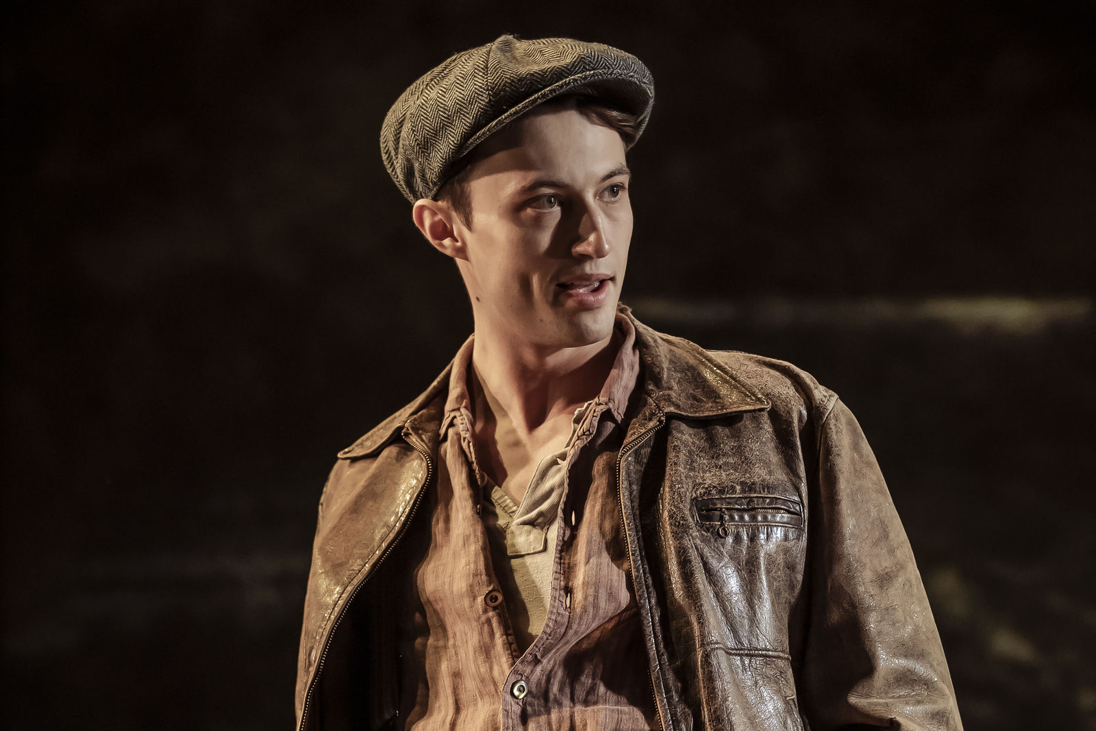 Jordan Luke Gage as Clyde Barrow in Bonnie & Clyde The Musical. Photo: Richard Davenport.